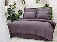 Комплект постільної білизни сатин Altinbasak сімейний розмір allways plum