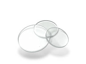 Скло для годинника мінеральне плоске ТОВСТЕ Діаметр 28-40мм