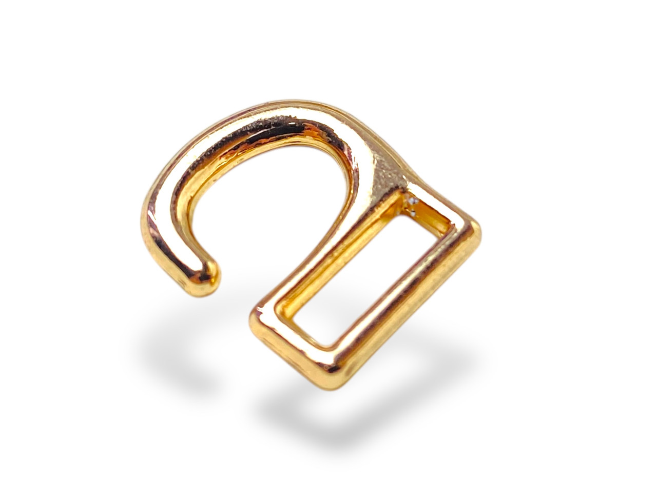 Гачок лінива застібка №19459 10мм 15*17 колір золото, фото 1