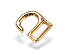 Гачок лінива застібка №19459 10мм 15*17 колір золото