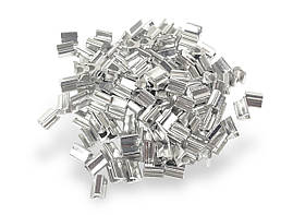 Обмежувач/фіксатор верхній U-подібний для блискавки No5 50 г колір нікель