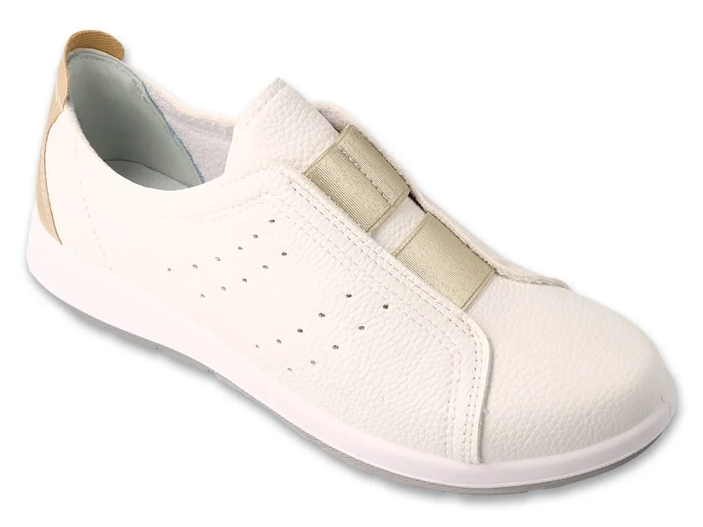 Кросівки жіночі діабетичні Dr Orto Casual 156D027 білі з бежевим