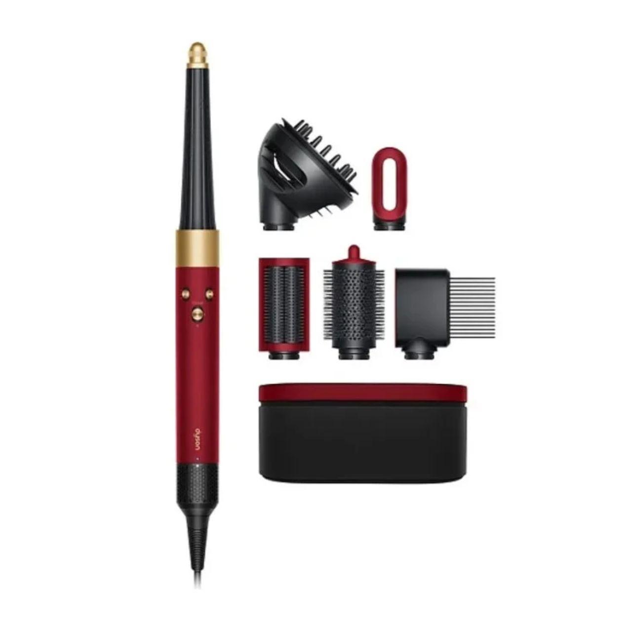 Мультистайлер Dyson HS08 Airwrap Curly+Coily Red Velvet/Gold, фото 1