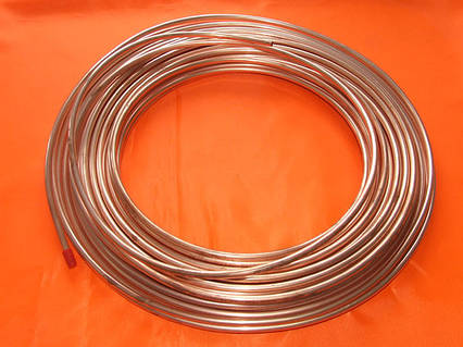 Труба кондиціонерна мідна 1/4'' 6x0.76 мм бухта 50м Halcor (продаж кратний 5м)