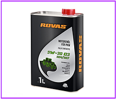Синтетична моторна олива Rovas 5W-30 C3 504/507 1л для автомобілів