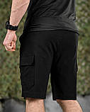 Шорти міські чорні стрейчеві AHILES ДЛ6358 ТМ, фото 3