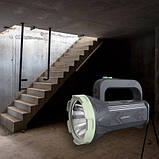 Акумуляторний світлодіодний ліхтар Ledcoin EL306 4 Вт сірий, фото 3