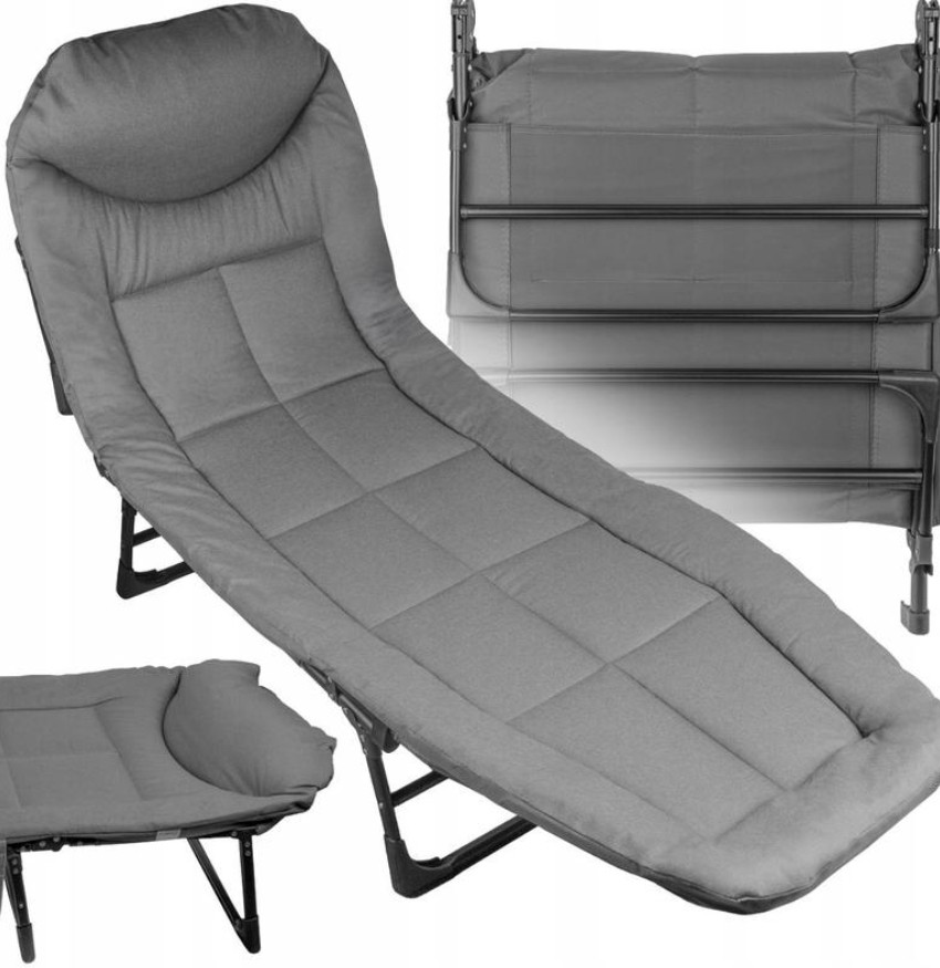 Розкладне туристичне ліжко Spare Sleeping Bed Сіре