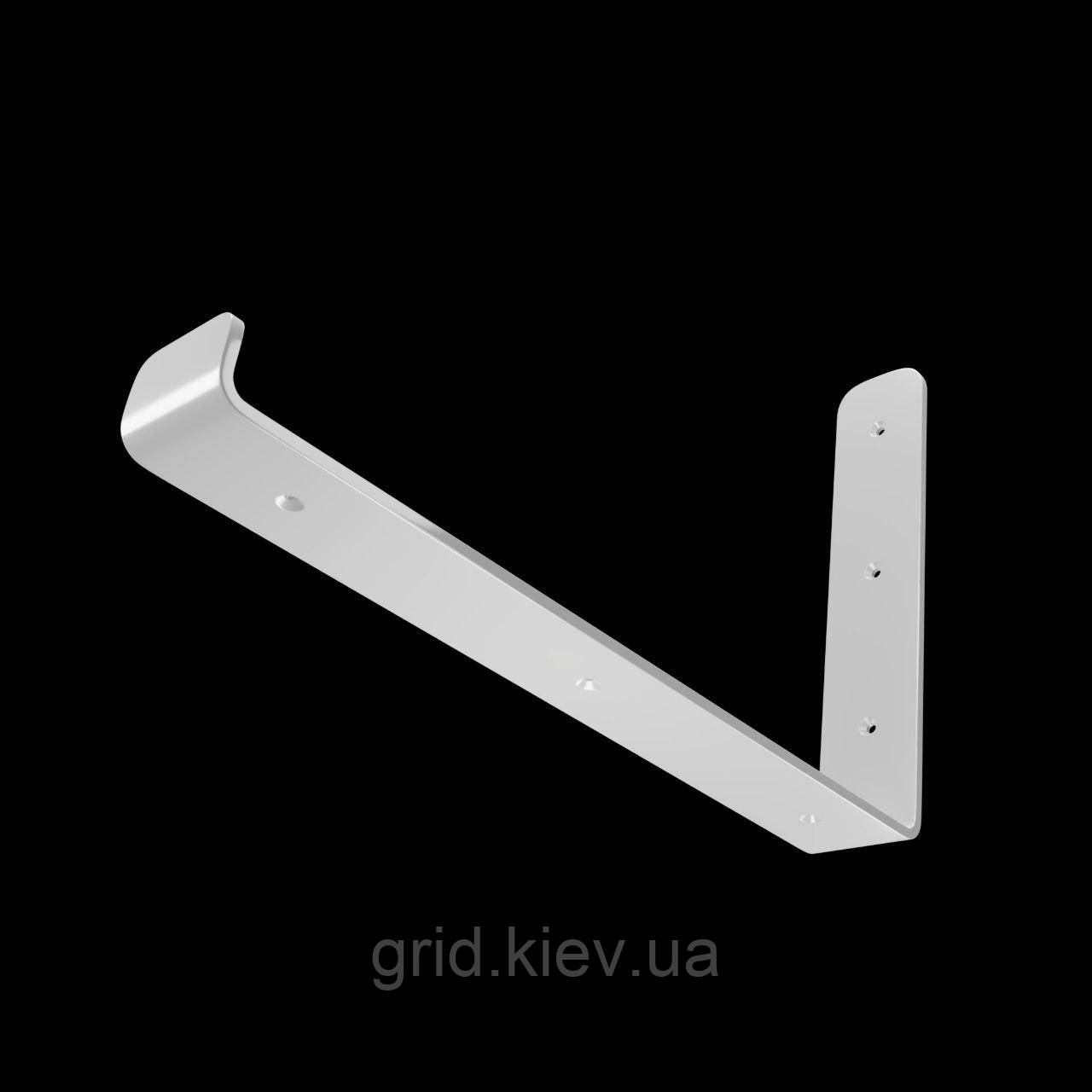 Кронштейн полиця LOFT-05 300х200 (40х4) 1шт білий