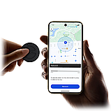 Смарт GPS трекер MiLi MiTag anti-lost tracker для Android з чохлом Чорний, фото 3