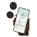 Смарт GPS трекер MiLi MiTag anti-lost tracker для Android з чохлом Чорний, фото 5