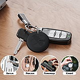 Смарт GPS трекер MiLi MiTag anti-lost tracker для Android з чохлом Чорний, фото 4