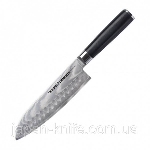 Ніж кухонний Samura Damascus SD-0094 Сантоку, 180мм
