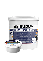 Епоксидна затирка Buduy Epoxybud Design, двокомпонентна, для плитки, мозаїки, каменю 1,25 кг