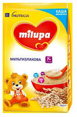 Молочна каша Milupa Мультизлакова з 7 місяців, 210г.(Мілупа)