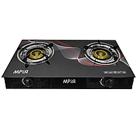 Плита настільна газова Мрія 2 конфорки Скло