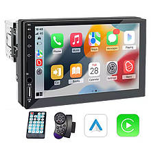 Сенсорна автомагнітола 1Din 7024-AFK (7", Bluetooth, USB, TF, FM, Carplay, Android Auto)
