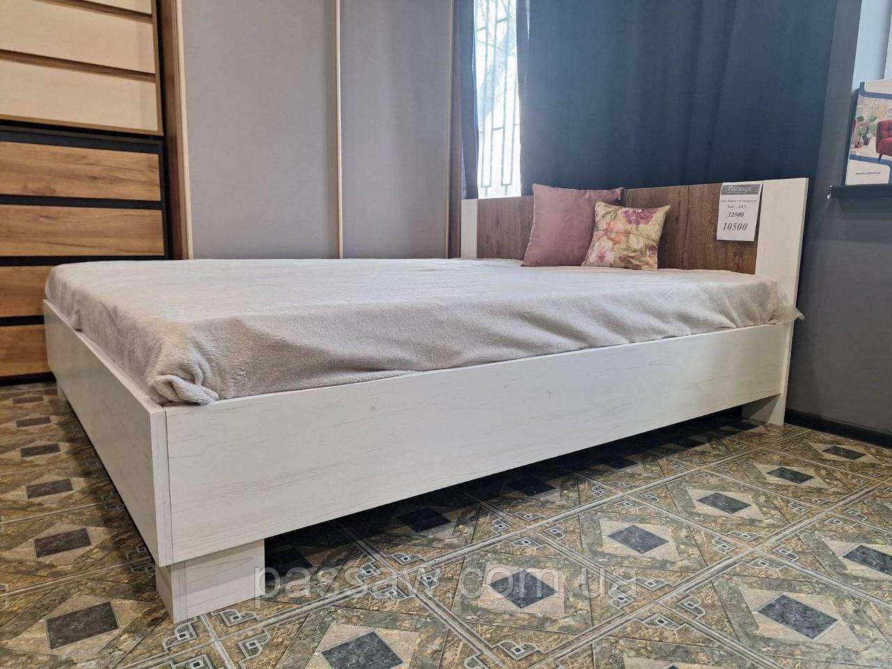 Ліжко 180 з ламельним вкладом "Маркос" від фабрики Mebel Service
