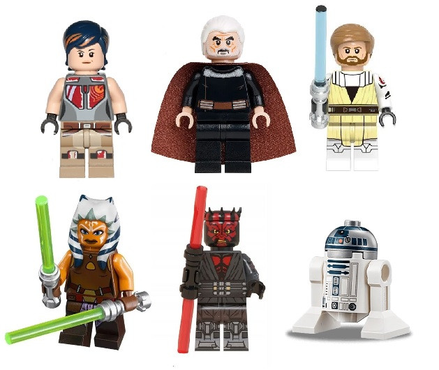 Набір лего фігурок Зоряні війни/Star Wars — лего мініфігурки Стар Варс
