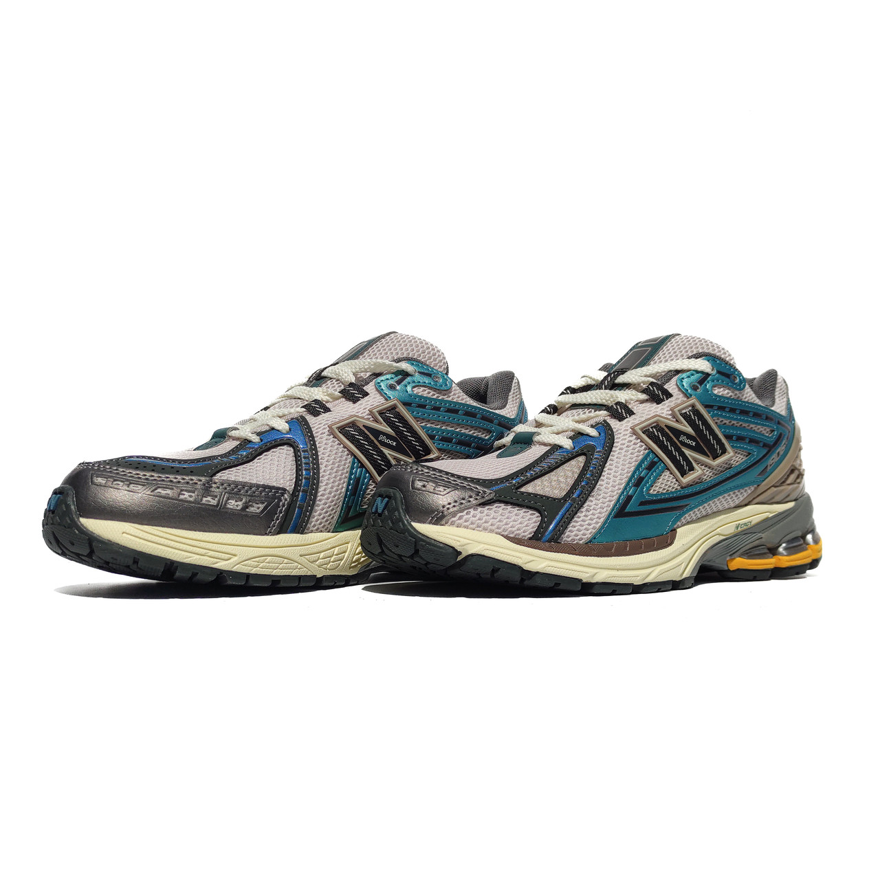 Кросівки чоловічі білі New Balance 1906 White Blue Silver Yellow (17693)