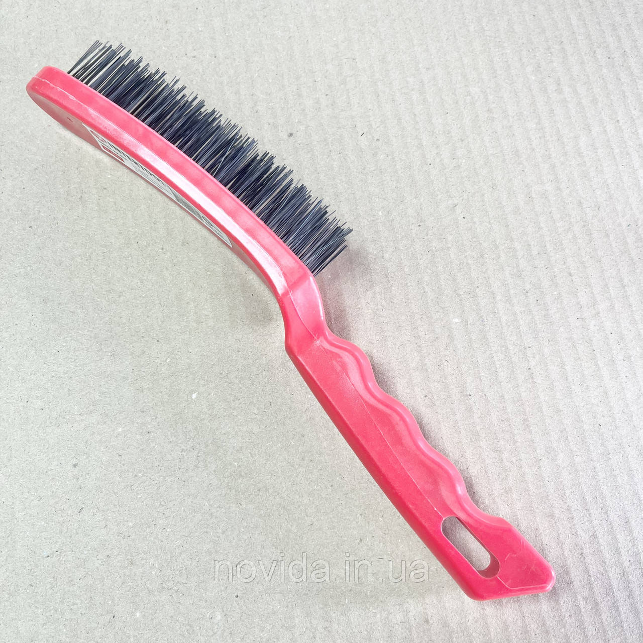 Щітка ручна 5-рядна, пластиковий корпус INTERTOOL BT-0008