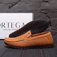 Чоловічі повсякденні літні мокасини, замшеві коричневі чоловічі лофери, чоловіче літнє взуття перфорація