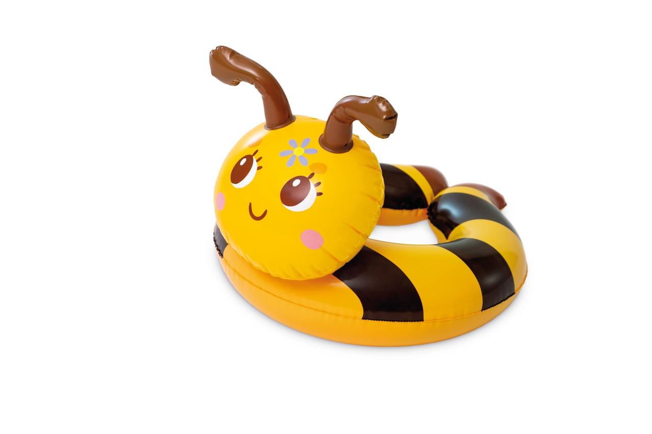 Надувне дитяче коло Intex Cute Little Bee 59220, 58×55 см (3–6 років), фото 1
