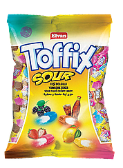 Цукерки жувальні TOFFIX SOUR MIX 1кг ТМ Elvan