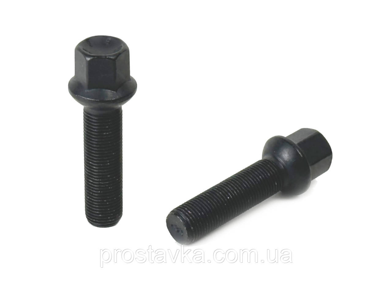 Болт FARAD | Болт M14х1.25х48 Сфера Цинк Ключ 17 Чорний, фото 1