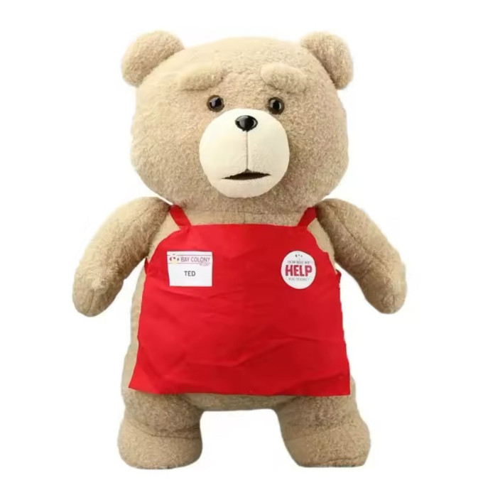 М'яка Плюшева Іграшка Ведмідь Teddy із фільму Третій Зайвий 45 см (01358)