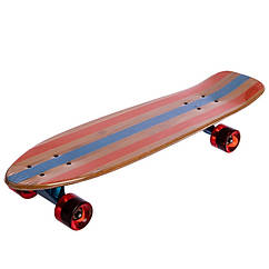 Лонгборд Слалом BAMBOO (скейтборд у зборі) LY-5366 (колесо-PU, р-р деки 71x19 см, АВЕС-7)