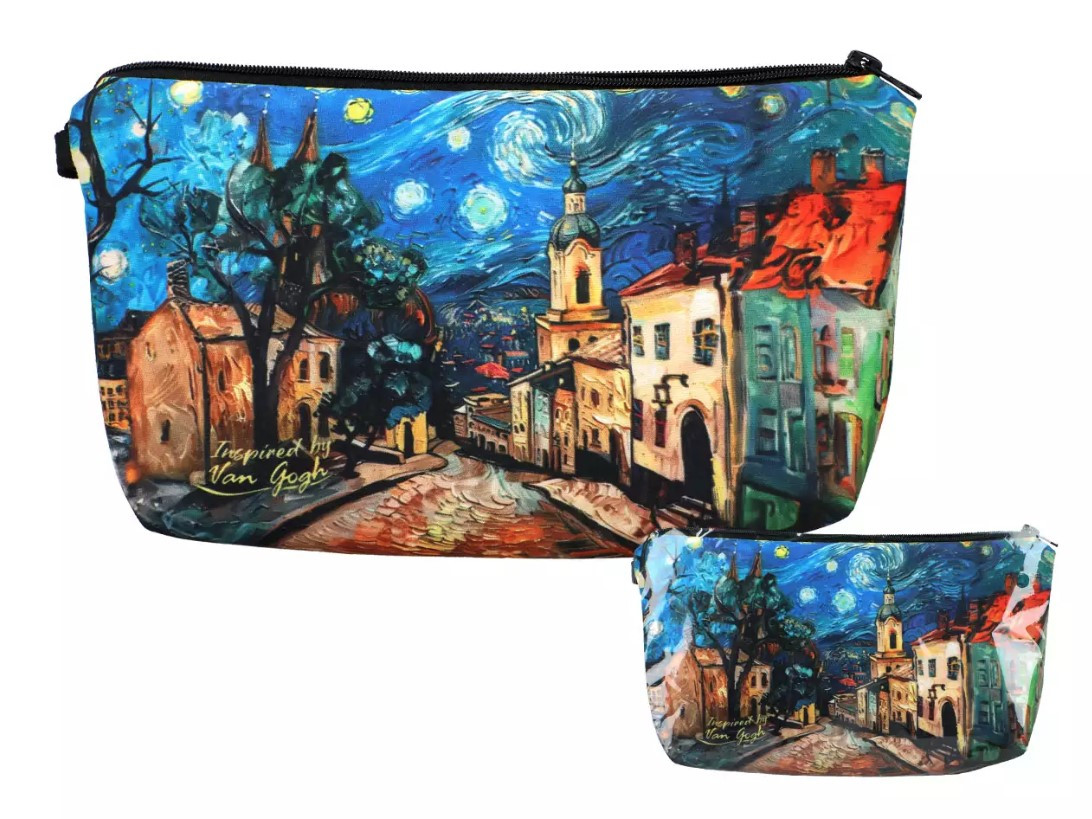 Косметичка Carmani Натхненна картинами В. Ван Гога Зоряна ніч, 22х13,5х1,5 см (021-4849)