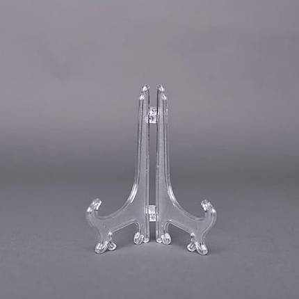 Тримач підставка для товару, Цінникотримач пластиковий, Утримувач інформації кутовий 104*78мм (1502), фото 1