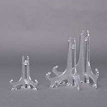 Тримач підставка для товару, Цінникотримач пластиковий, Утримувач інформації кутовий 104*78мм (1502), фото 3