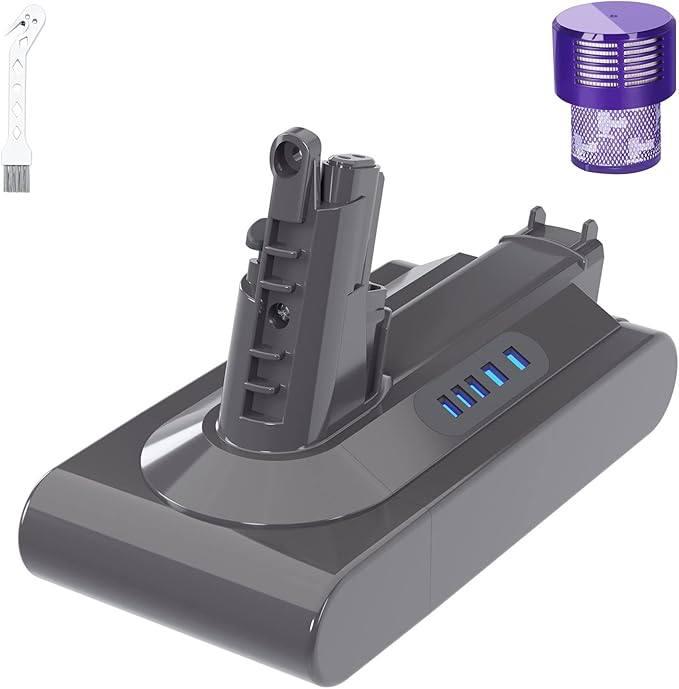 Змінний акумулятор V10 25,2 В 6000 мАг, для Dyson V10, SV12, V10 Absolute, V10 Fluffy, Cyclone V10