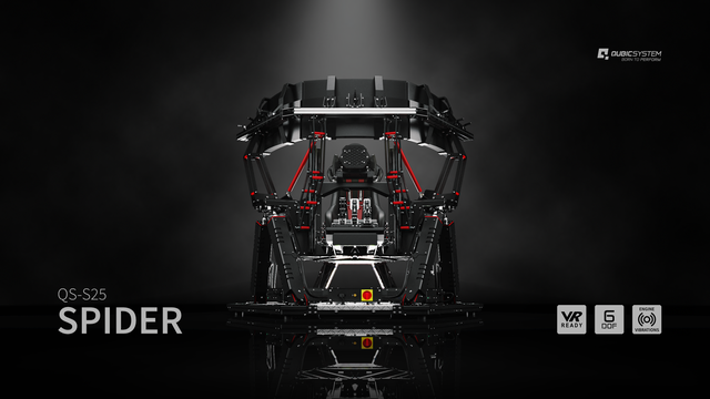 Qubic System QS-S25 Spider (6DOF) динамічна платформа для симрейсингу