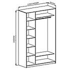 Шафа купе з дівчинкою Принцеса Дрема, дитяча шафа купе 2/3/4 двері, шафа для одягу фотодрук, фото 2