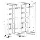 Шафа купе Рейсинг Шок Драйв, дитяча шафа купе 2/3/4 двері, шафа для одягу фотодрук, фото 5