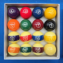 Більярдні кулі Pool 57,2 мм, Aramith Continental (без коробки)