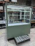 Вітрина кондитерська, оливкова, куб, фото 4