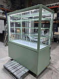 Вітрина кондитерська, оливкова, куб, фото 5
