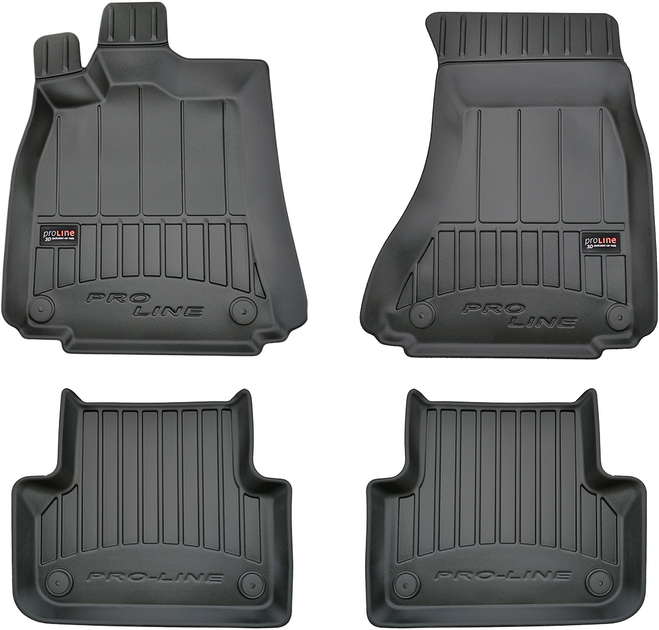 Коврики автомобільні гумові в салон AUDI A5 I Liftback 2009-2016 / 3D408166