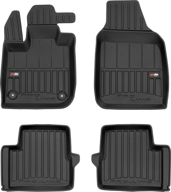 Коврики автомобільні гумові в салон BMW E60/E61 seria 5 V 2003-2010 / 3D407800