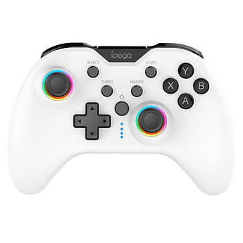 Геймпад IPega бездротовий Bluetooth ПК PS3 PS4 Android iOS PG-9111B White