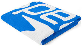 Рушник Speedo LOGO TOWEL AU синій, білий Уні 75 х 145 см original Акція Знижка