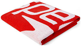 Рушник Speedo LOGO TOWEL AU червоний, білий Уні 75 х 145 см original Акція Знижка