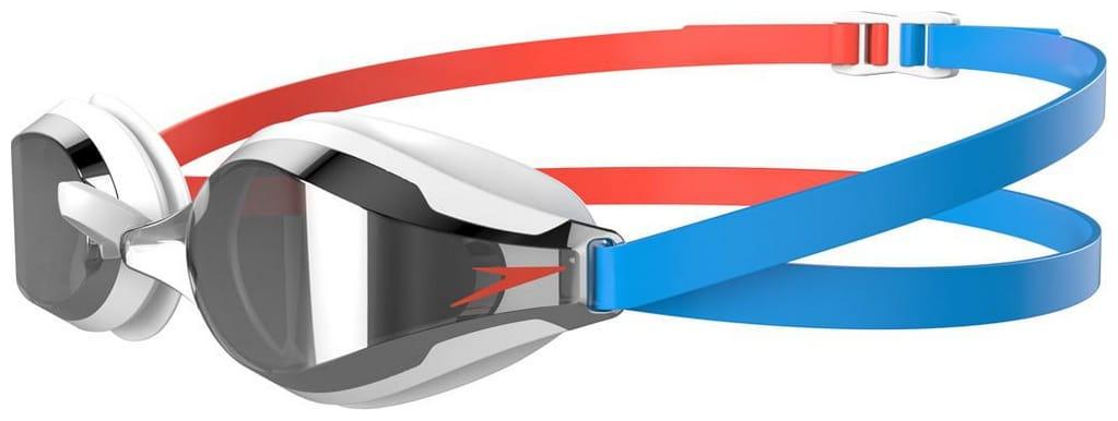 Окуляри для плавання Speedo FASTSKIN SPEEDSOCKET 2 MIR AU червоний, синій Уні One Size Акція, знижка