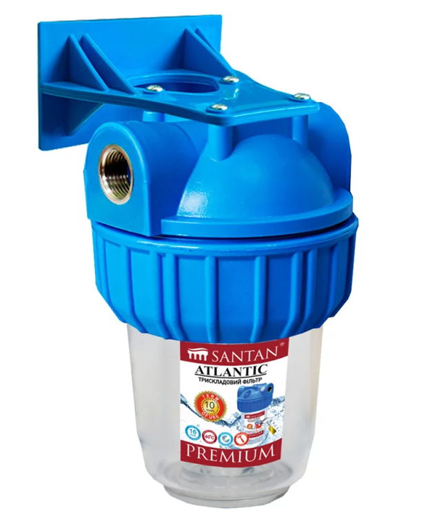 Фільтр для очищення води SANTAN ATLANTIC 3PS, 1/2" (з картриджем)