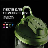 Шейкер спортивний електричний VOLTRX VortexBoost 600 мл. Tritan Green, фото 4
