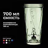 Шейкер спортивний електричний VOLTRX VortexBoost 600 мл. Tritan Green, фото 5